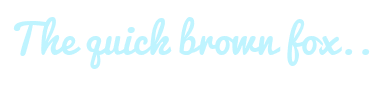 Image with Font Color BFF4FF and Background Color FFFFFF